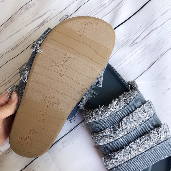 Women's Jaden Denim Pool Slide Sandals - Picture 4 of 4